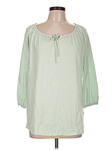 Lands' End 3/4 Sleeve Blouse (view 1)