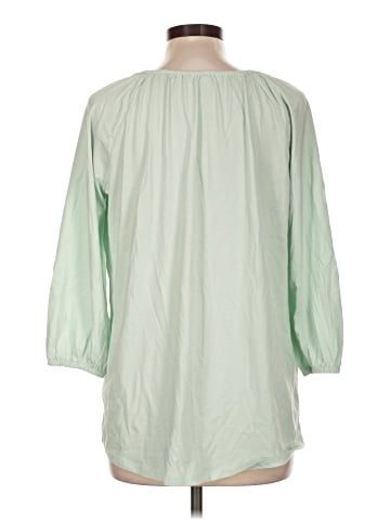 Lands' End 3/4 Sleeve Blouse (view 2)