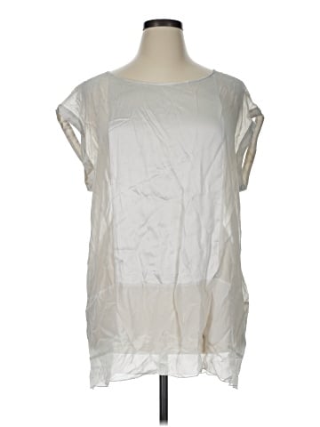 Eileen Fisher Short Sleeve Silk Top (view 1)