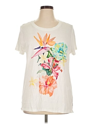 Weekends by Chico's Short Sleeve T-Shirt (view 1)