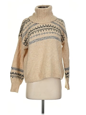 Madewell Somervell Fair Isle Turtleneck Sweater (view 1)