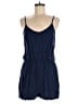 Double Zero Solid Blue Romper Size M - photo 1
