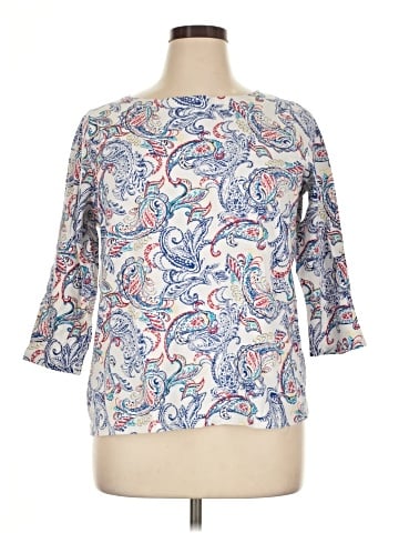 Talbots Outlet 3/4 Sleeve T-Shirt (view 1)