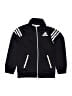 Adidas 100% Polyester Black Track Jacket Size 5 - photo 1
