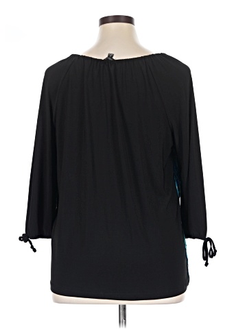 Notations 3/4 Sleeve Blouse (view 2)
