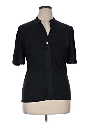 AK Anne Klein Short Sleeve Top (view 1)