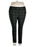 Torrid Plaid Green Casual Pants Size 3X Plus (3) - photo 1