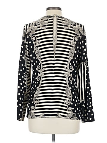 Louis Féraud Long Sleeve Silk Top (view 2)