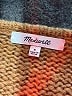 Madewell Color Block Orange Pullover Sweater Size S - photo 7