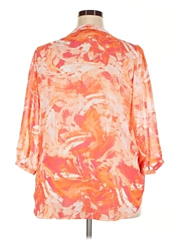 Rose + Olive 3/4 Sleeve Blouse (view 2)