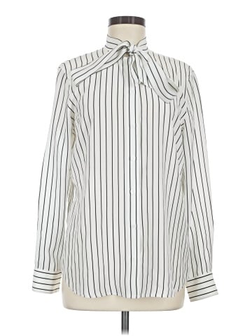 Adriano Goldschmied Long Sleeve Silk Top (view 1)