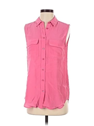 Equipment Sleeveless Button-Down Shirt (view 1)