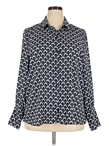 Halogen Long Sleeve Blouse (view 1)