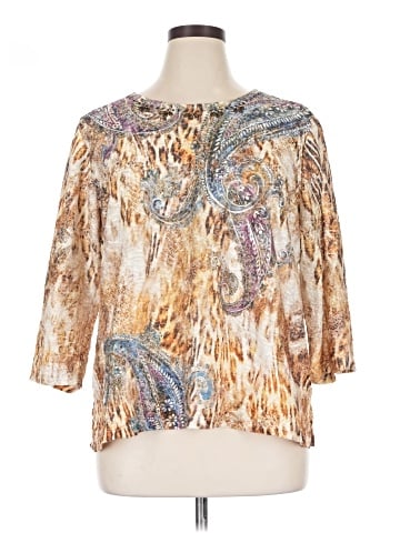 Alfred Dunner 3/4 Sleeve Blouse (view 1)