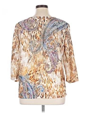 Alfred Dunner 3/4 Sleeve Blouse (view 2)