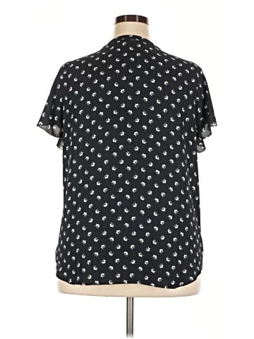 Ann Taylor Short Sleeve Blouse (view 2)