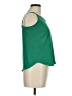 J.Crew 100% Polyester Green Sleeveless Blouse Size 8 (petite) - photo 4