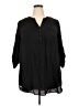 Torrid Black 3/4 Sleeve Blouse Size 2X Plus (2) - photo 1