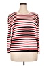 Talbots Stripes Red Pullover Sweater Size 2X - photo 1