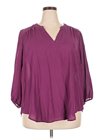 Torrid 3/4 Sleeve Blouse (view 1)