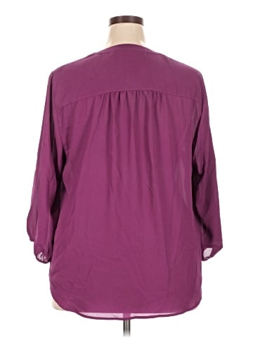 Torrid 3/4 Sleeve Blouse (view 2)