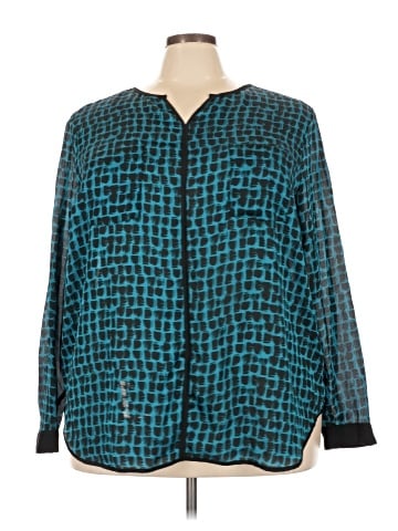 Liz Claiborne Long Sleeve Blouse (view 1)