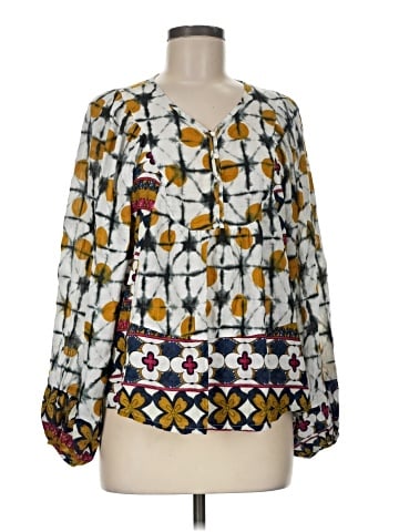 Solitaire Long Sleeve Blouse (view 1)