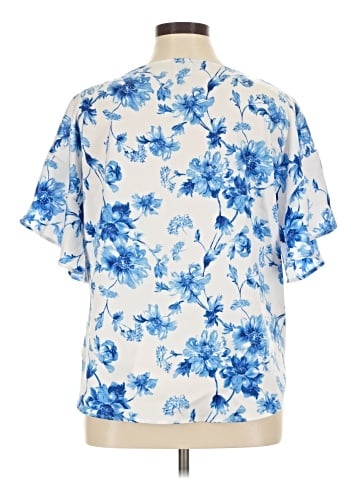 Anne Klein Short Sleeve Blouse (view 2)