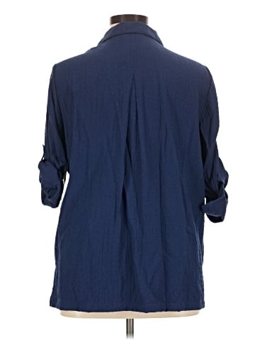 White Stag 3/4 Sleeve Button-Down Shirt (view 2)