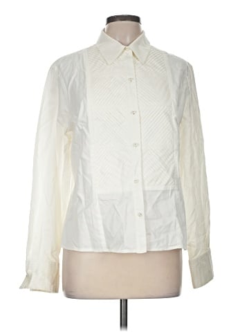 Jones New York Signature Long Sleeve Blouse (view 1)