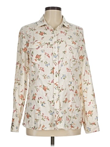 Pale Sky Long Sleeve Blouse (view 1)