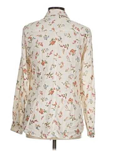 Pale Sky Long Sleeve Blouse (view 2)