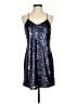 Express 100% Polyester Stars Blue Cocktail Dress Size XS - photo 1