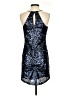 Express 100% Polyester Stars Blue Cocktail Dress Size XS - photo 2