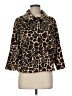 Randy Kemper 100% Polyester Animal Print Brown Jacket Size 8 - photo 1