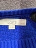 Ann Taylor LOFT 100% Cotton Solid Blue Pullover Sweater Size S (petite) - photo 7
