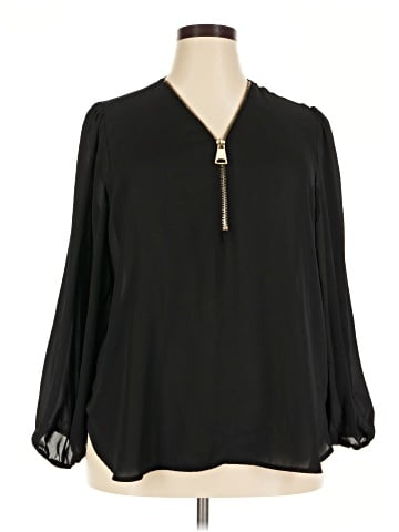 Carmen Carmen Marc Valvo Long Sleeve Blouse (view 1)