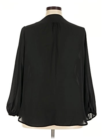 Carmen Carmen Marc Valvo Long Sleeve Blouse (view 2)