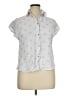 Assorted Brands 100% Polyester Stars Silver Sleeveless Blouse Size 14 (estimated) - photo 1