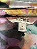 Decree 100% Polyester Floral Black Long Sleeve Blouse Size M - photo 7
