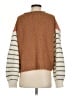 Madewell Color Block Orange Pullover Sweater Size S - photo 2
