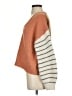 Madewell Color Block Orange Pullover Sweater Size S - photo 5