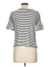 Max Studio Stripes Ivory Short Sleeve Top Size L - photo 2