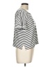 Max Studio Stripes Ivory Short Sleeve Top Size L - photo 4