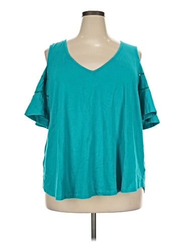 Roaman's Short Sleeve Blouse (view 1)