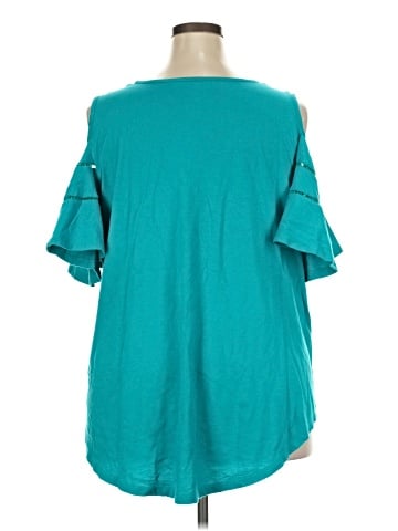Roaman's Short Sleeve Blouse (view 2)