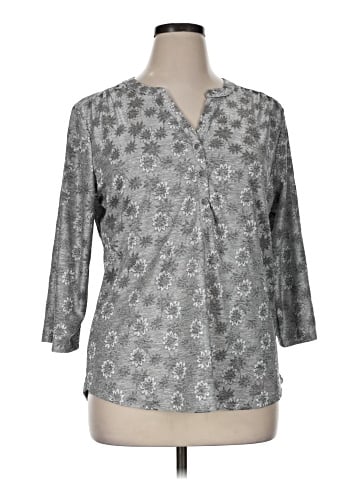 Croft & Barrow 3/4 Sleeve Blouse (view 1)