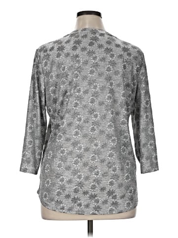 Croft & Barrow 3/4 Sleeve Blouse (view 2)