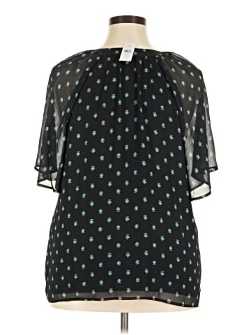 Ann Taylor Short Sleeve Blouse (view 2)