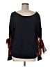 Clu 100% Cotton Solid Animal Print Red Blue Sweatshirt Size M - photo 1